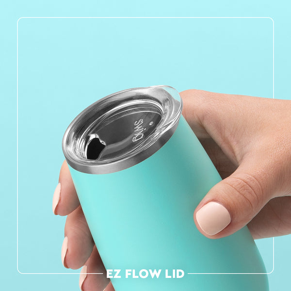 Swig Life Clear EZ Flow Lid - straw friendly, easy flow lid