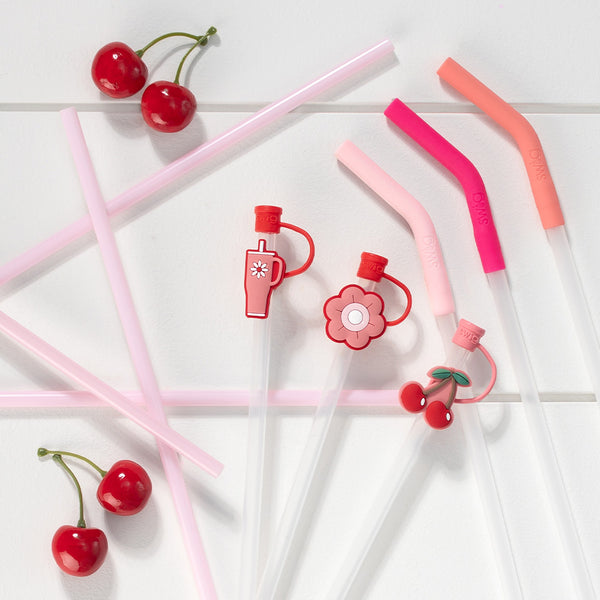 Cherry Pie Straw Topper Set