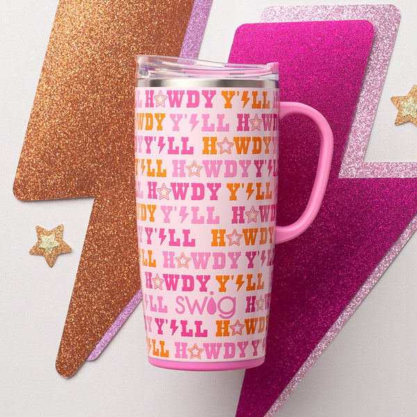 Howdy Y'all Travel Mug 22oz