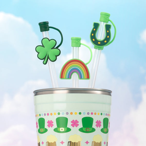 St. Patrick's Day Straw Topper Set