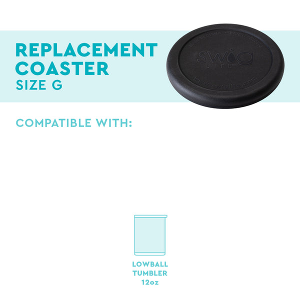 Swig Life Black Replacement Coaster Size G Fit guide