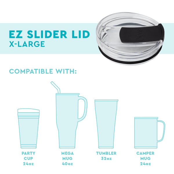 Swig Life Black X-Large EZ Slider Lid fit guide