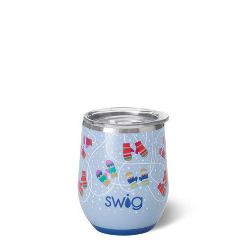 Swig Life 12oz Snow Day Insulated Stemless Wine Cup