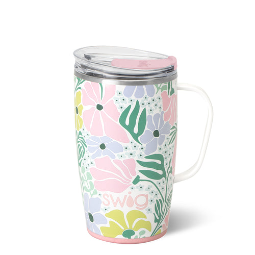 Swig Life 18oz Garden Party Insulated Travel Mug with Handle