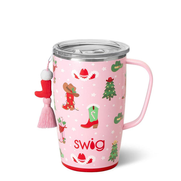 Swig Life 18oz Howdy Holidays Insulated Travel Mug with Handle