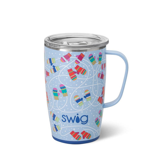 Swig Life 18oz Snow Day Insulated Travel Mug with Handle