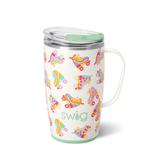 Swig Life 18oz Roller Rink Insulated Travel Mug with Handle