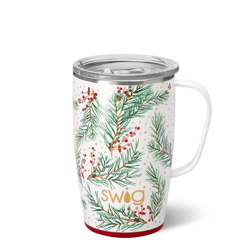 Swig Life 18oz Winterberry Insulated Travel Mug with Handle