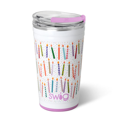 Confetti + Pink Reusable Straw Set