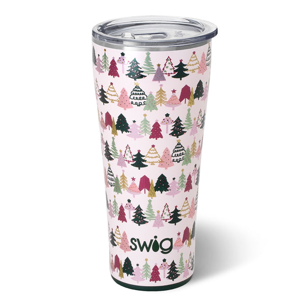 Swig Life 32oz Tinseled Trees Insulated Tumbler