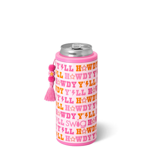 Swig Life 12oz Howdy Y'all Insulated Skinny Can Cooler