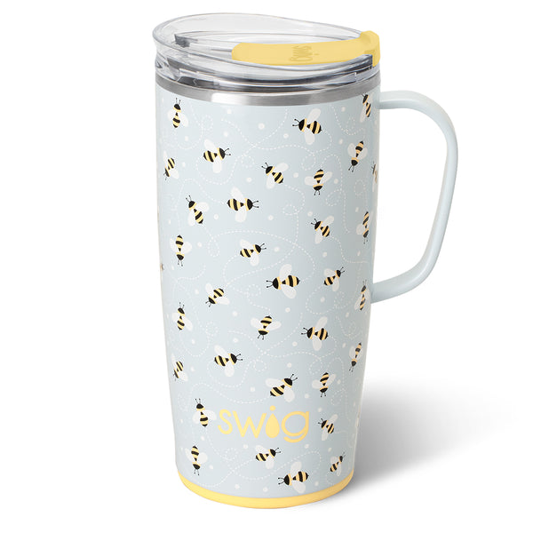 Swig Life 22oz Busy Bee Insulated Travel Mug with Handle