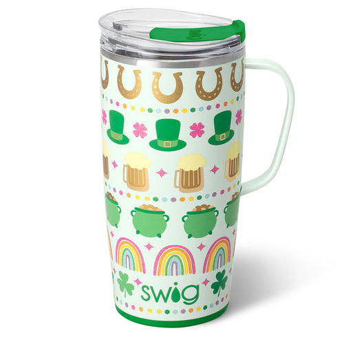 Swig Life 22oz Lucky Charm Insulated Travel Mug with Handle