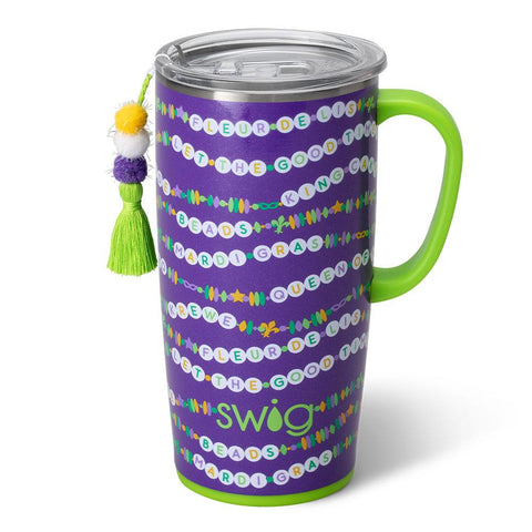 Mardi Gras Party Straw Topper Set