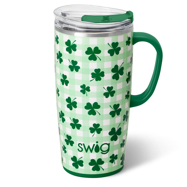 Swig Life 22oz Shamrock the Block Insulated Travel Mug with Handle