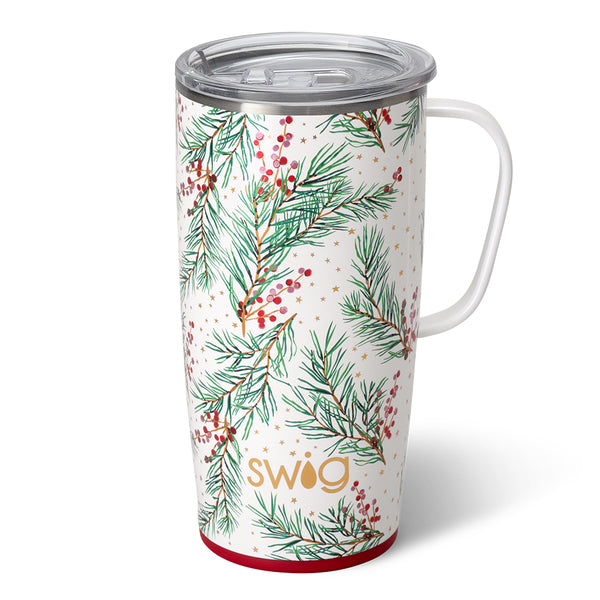 Swig Life 22oz Winterberry Insulated Travel Mug with Handle