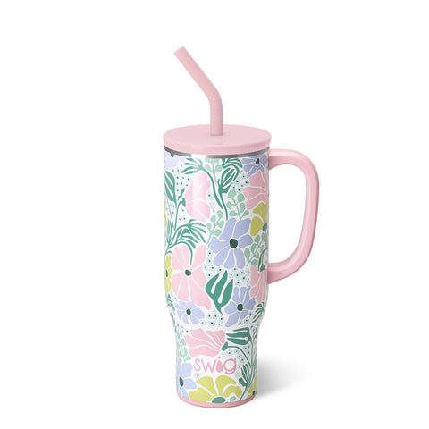 Blush/Coral/Hot Pink Reusable Straw Set Mega Mugs