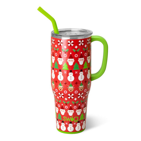 Christmas Crew Reusable Straw Set