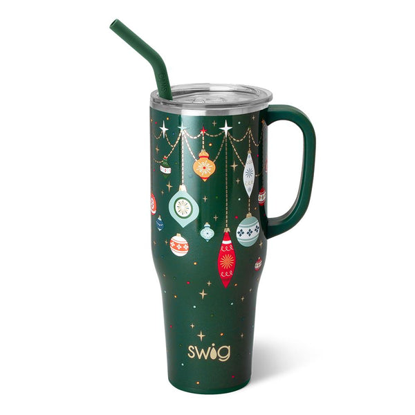 Swig Life 40oz Deck the Halls Insulated Mega Mug with Handle