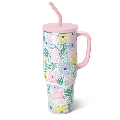 Blush/Coral/Hot Pink Reusable Straw Set Mega Mugs