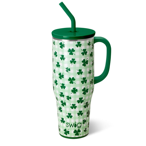 Swig Life 40oz Shamrock the Block Insulated Mega Mug with Handle