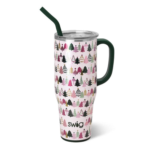 Swig Life 40oz Tinseled Trees Insulated Mega Mug with Handle