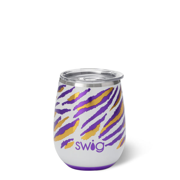 Swig Life 14oz Geaux Gameday Insulated Stemless Wine Cup