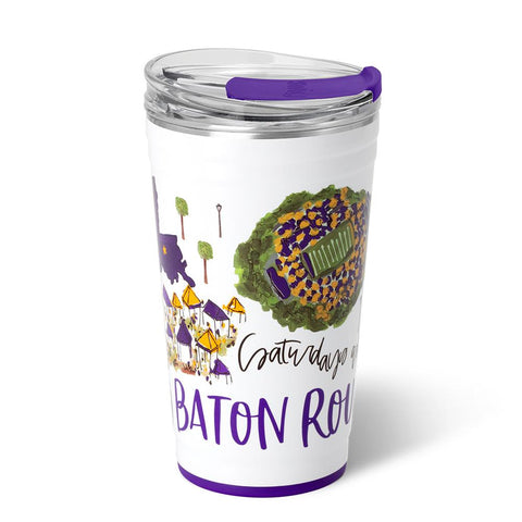 Saturdays in Baton Rouge Straw Tumbler (32oz)