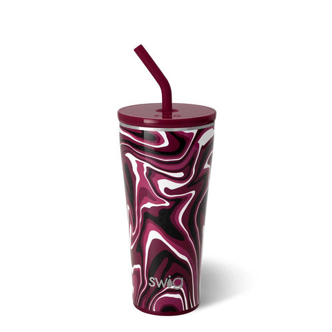 Fanzone Crimson Straw Tumbler (32oz)