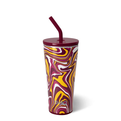 Fanzone Orange Straw Tumbler (32oz)