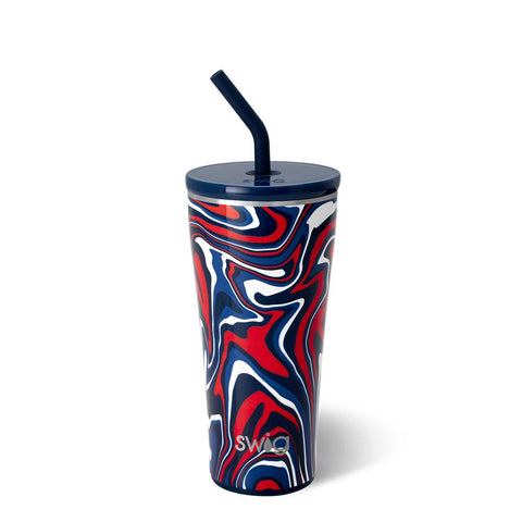 Fanzone Maroon Straw Tumbler (32oz)