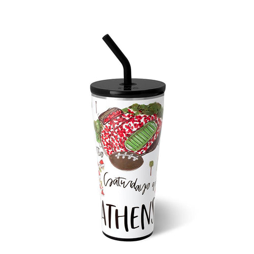 Swig Life 32oz Saturdays in Athens Insulated Straw Tumbler