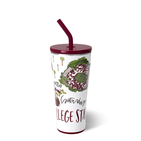 Saturdays in Gainesville Straw Tumbler (32oz)