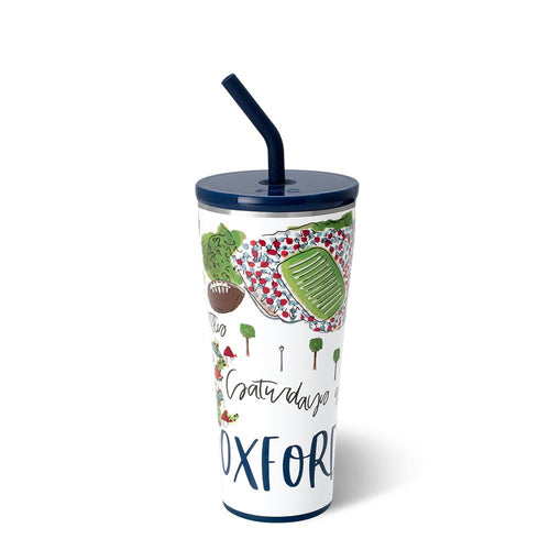 Swig Life 32oz Saturdays in Oxford Insulated Straw Tumbler