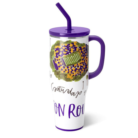 Fanzone Purple + Yellow Mega Mug (40oz)