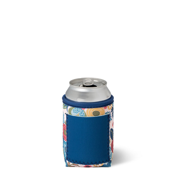 Swig Life Bella Rosa Insulated Neoprene Can Coolie with Storage Pocket