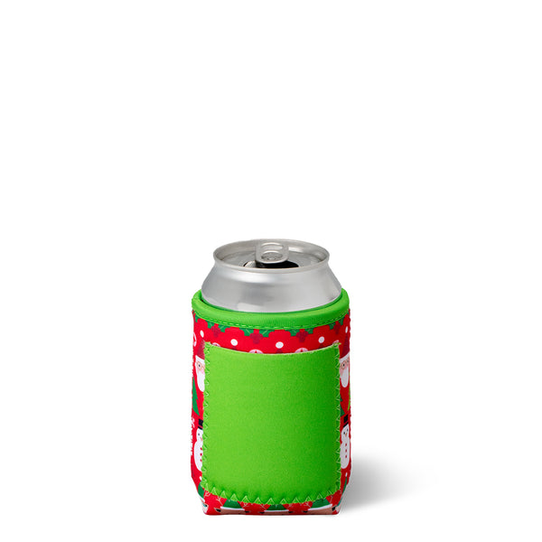 Swig Life Christmas Crew Insulated Neoprene Can Coolie with Storage Pocket