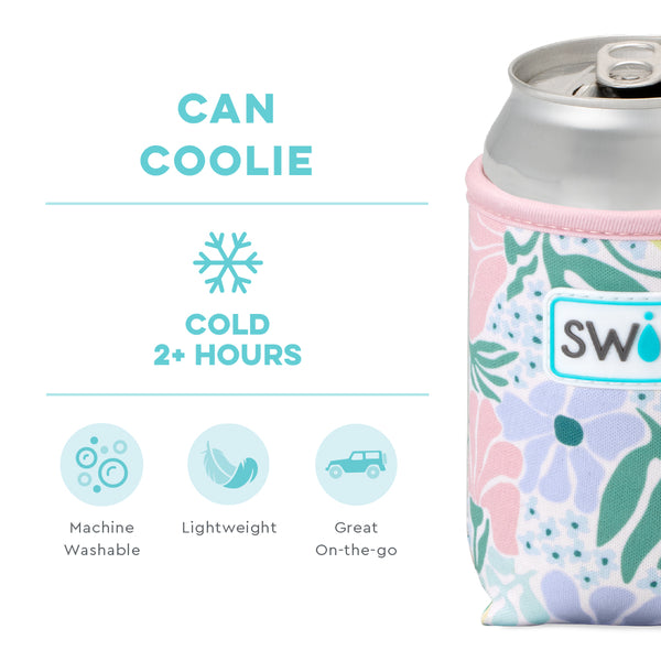 Swig Life Garden Party Insulated Neoprene Can Coolie temperature infographic - cold 2+ hours