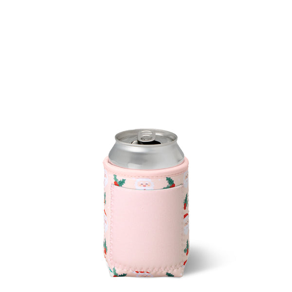 Swig Life Holly Jolly Insulated Neoprene Can Coolie with Storage Pocket