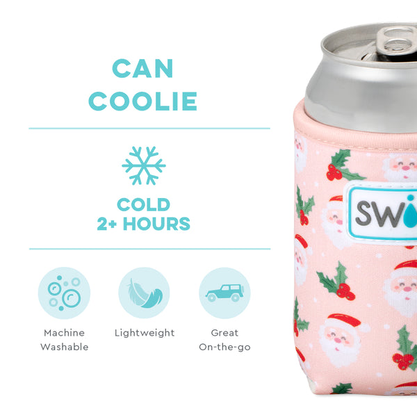 Swig Life Holly Jolly Insulated Neoprene Can Coolie temperature infographic - cold 2+ hours