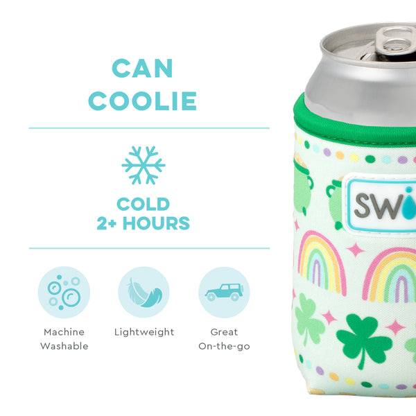 Swig Life Lucky Charm Insulated Neoprene Can Coolie temperature infographic - cold 2+ hours