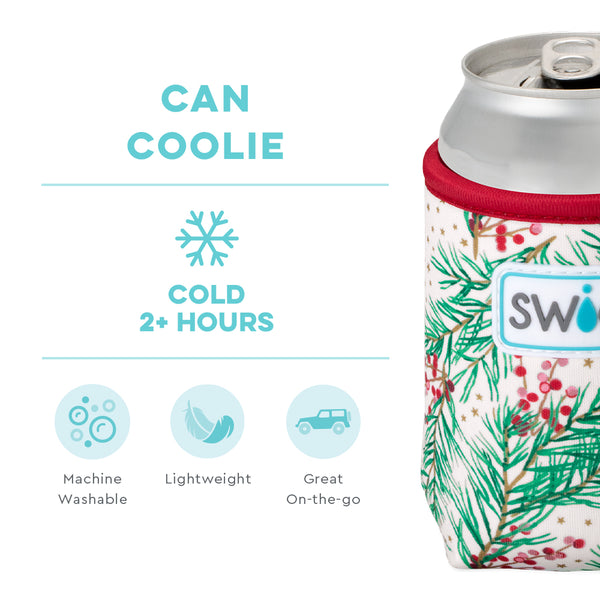 Swig Life Winterberry Insulated Neoprene Can Coolie temperature infographic - cold 2+ hours