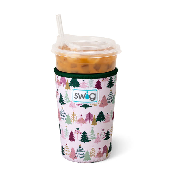 Swig Life Tinseled Trees Insulated Neoprene Iced Cup Coolie