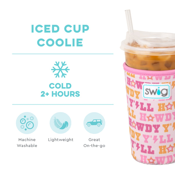 Howdy Y'all Iced Cup Coolie