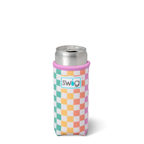 Swig Life Check Mate Insulated Neoprene Slim Can Coolie