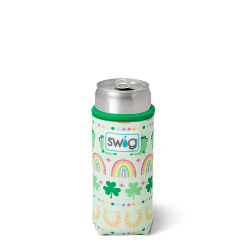 Swig Life Lucky Charm Insulated Neoprene Slim Can Coolie