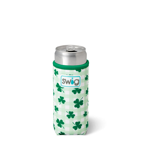 Swig Life Shamrock the Block Insulated Neoprene Slim Can Coolie