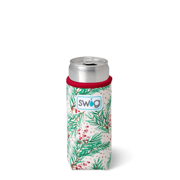 Swig Life Winterberry Insulated Neoprene Slim Can Coolie