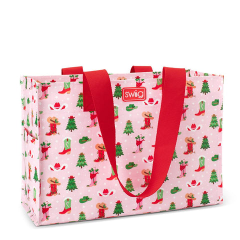 Howdy Holidays Reusable Bag Tall