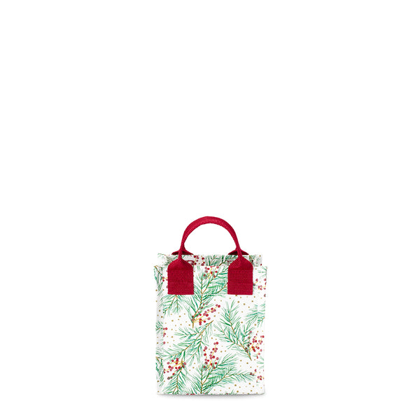 Swig Life Winterberry Laminated Mini Reusable Bag back view